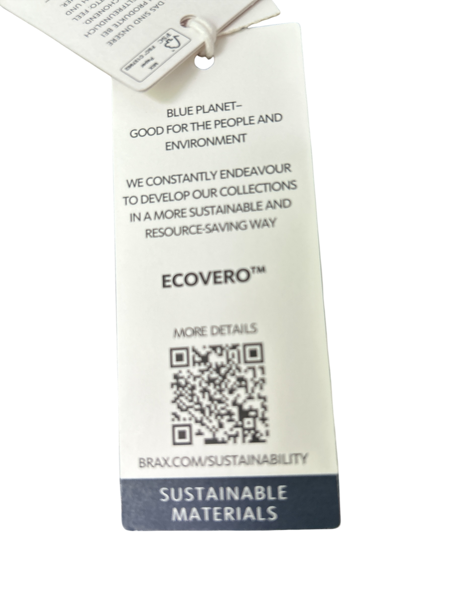 NEW WITH TAGS. BRAX.ECO BLOUSE MADE WITH SUSTAINABLE MATERIALS. UK SIZE 12, EU38, US Large.