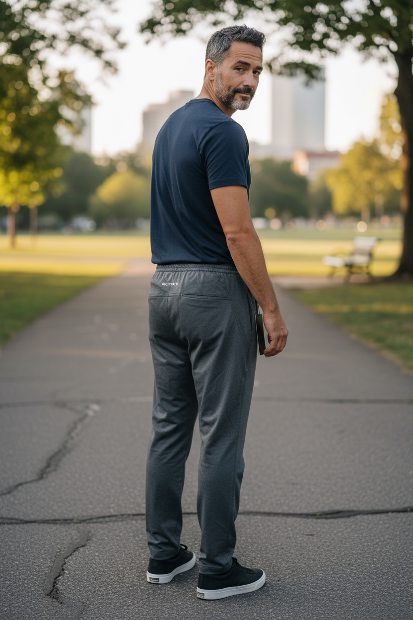 NATHAN 365 JOGGERS. MENS DARK CHARCOAL JOGGERS IN GRAY NEW AND TAGGED.