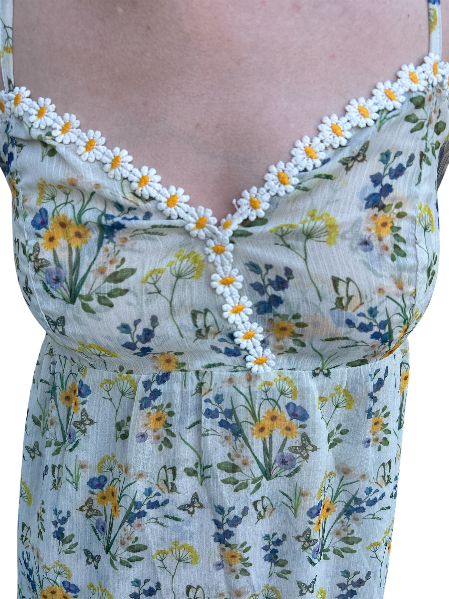 NEW WITHOUT TAGS. By PAULA JUNYENT FLORAL DRESS IN UK SIZE SMALL.