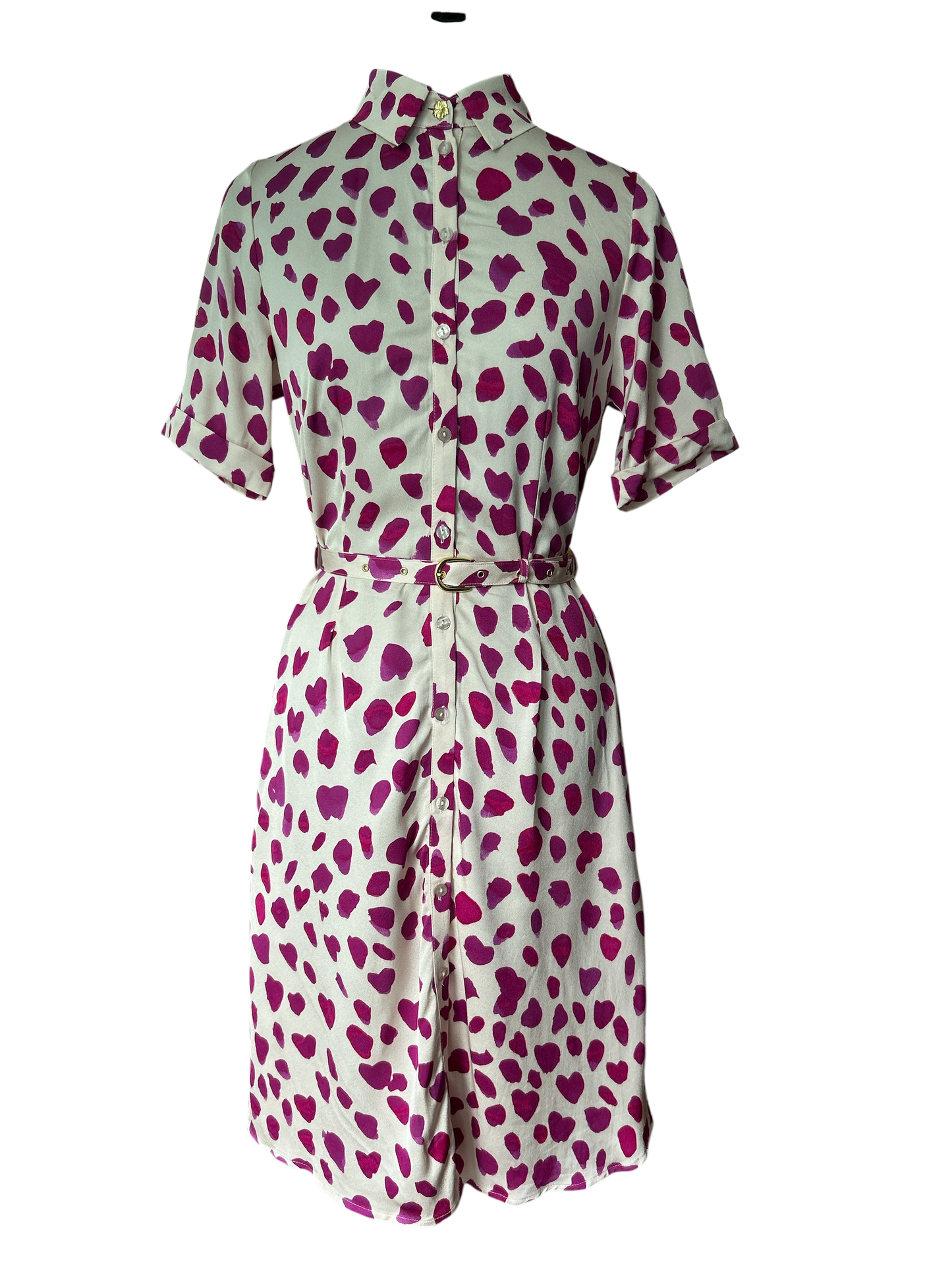 NEW WITH TAGS. FABIENNE CHAPOT MILA DRESS HAPPY LEOPARD Size Small 6/8 UK.