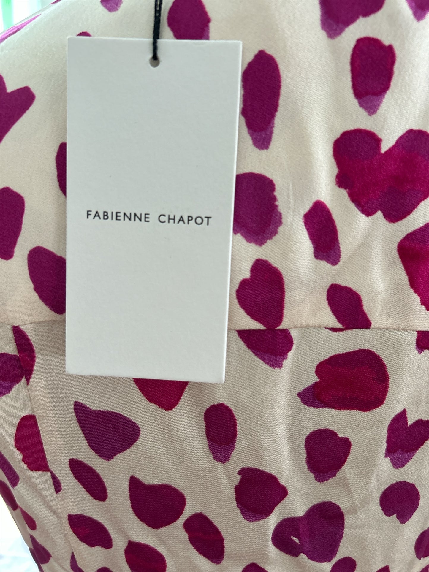 NEW WITH TAGS. FABIENNE CHAPOT MILA DRESS HAPPY LEOPARD Size Small 6/8 UK.