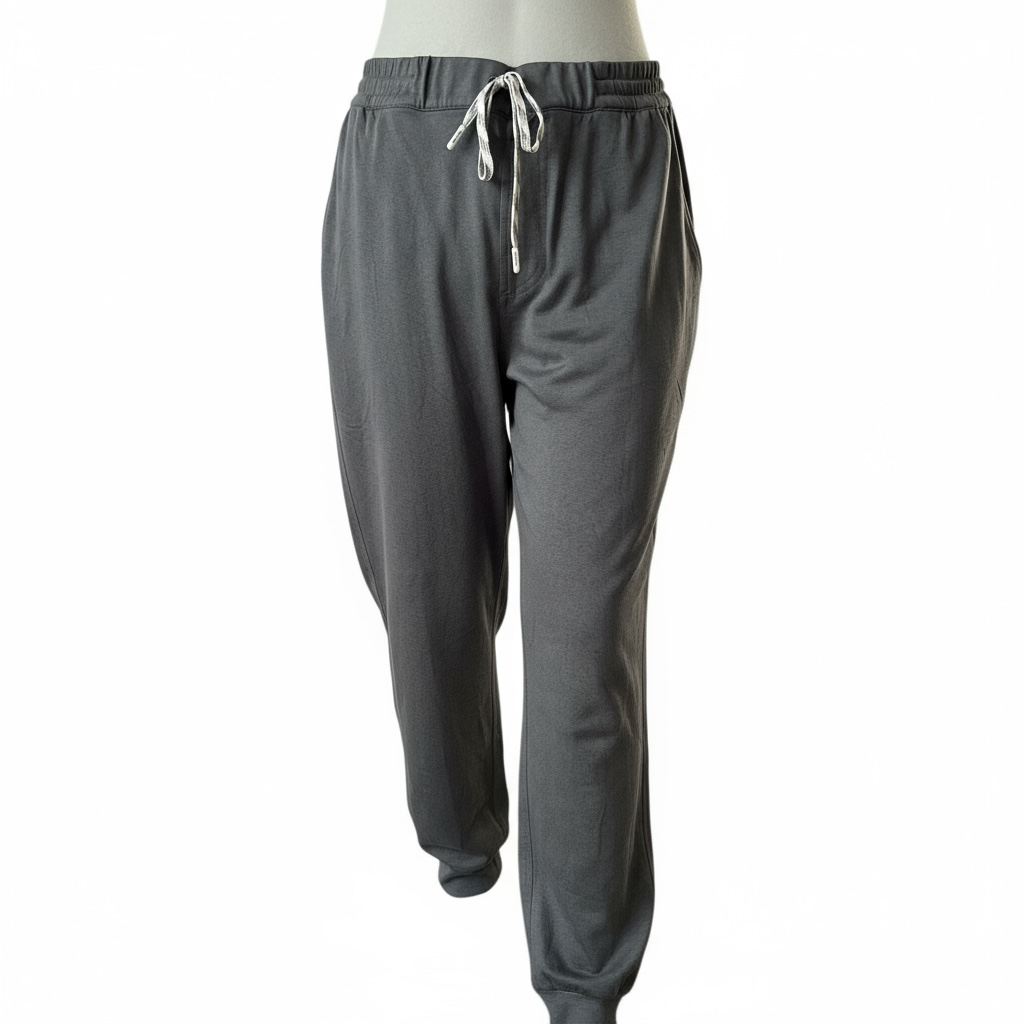 NATHAN 365 JOGGERS. MENS DARK CHARCOAL JOGGERS IN GRAY NEW AND TAGGED.