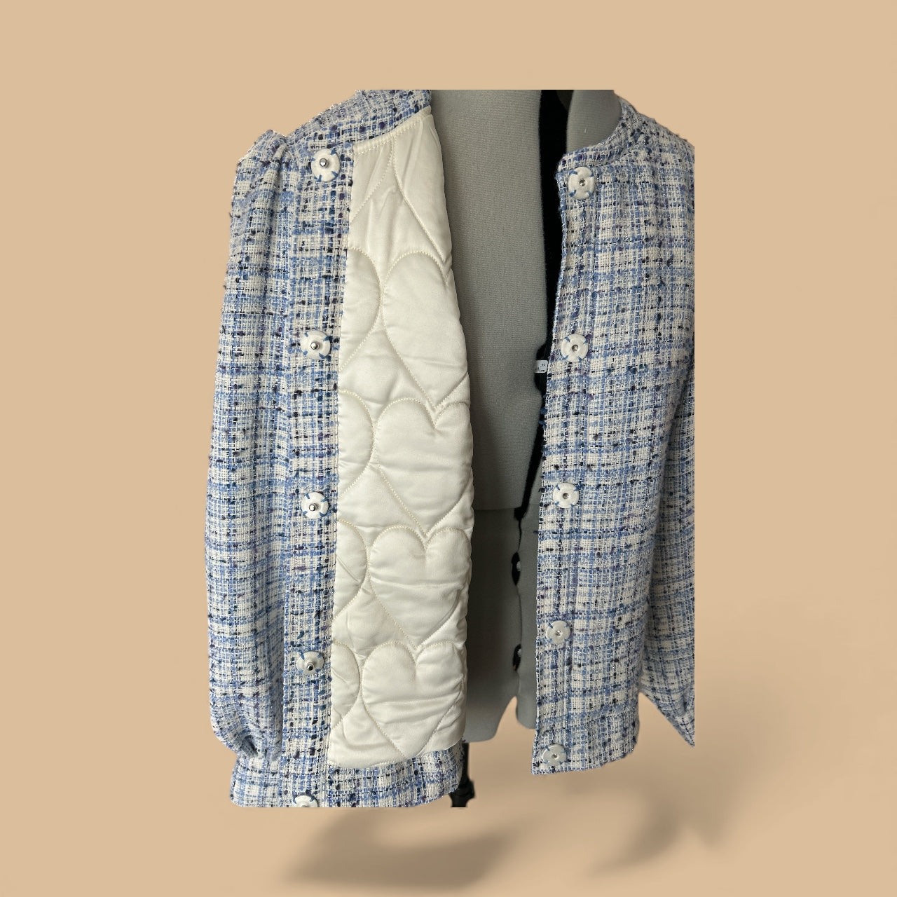 WOMANS "FABIENNE CHAPOT” STUNNING CARICE CORNFLOWER BLUE LIGHTLY PADDED JACKET