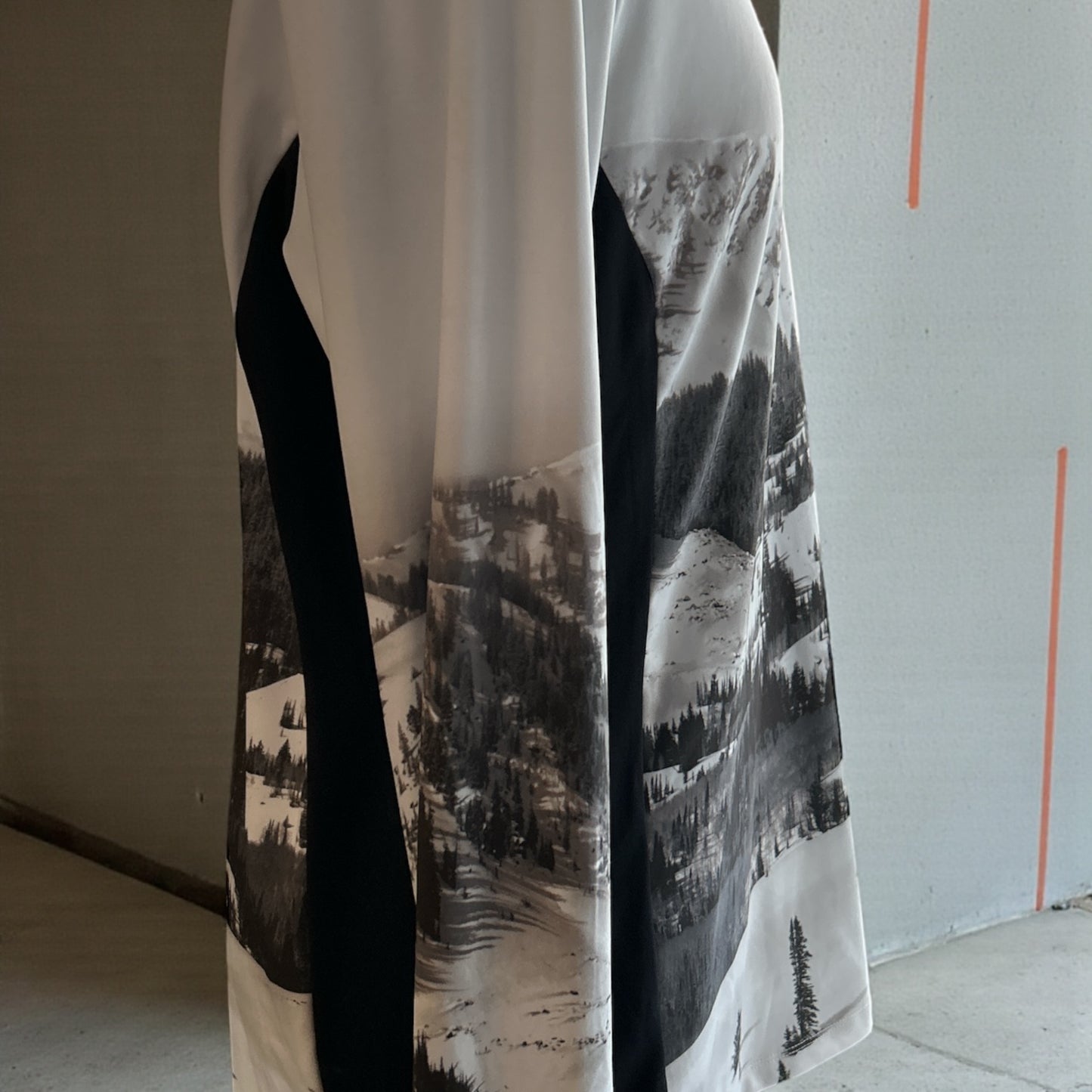 MENS SHIRT KJUS REVEL PRINTED MIDLAYER HZ WHITE/IRON NEW WITH TAGS