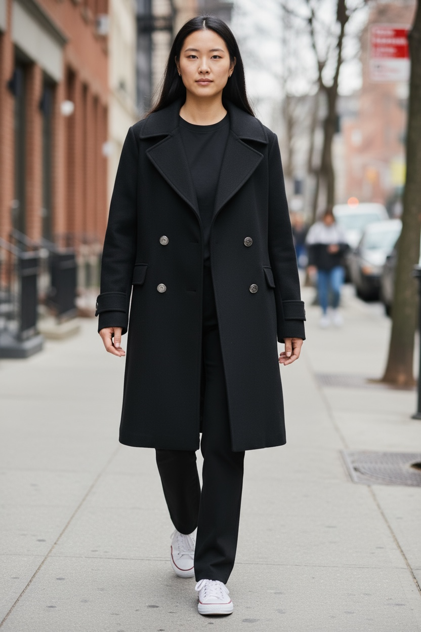 WOMENS LOVE & ROSES PEA-COAT UK 14 EU 42 US 10 3/4 LENGTH NEW TAGGED