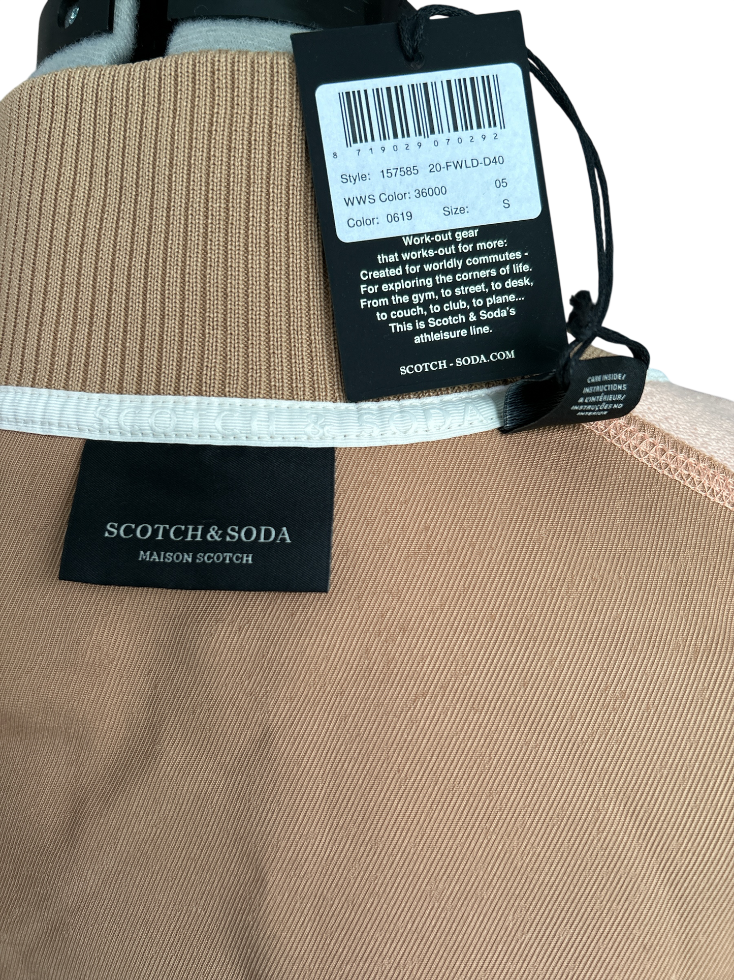 SCOTCH & SODA WOMENS AMSTERDAM COUTURE CLUB NOMADE JACKET SIZE SMALL.