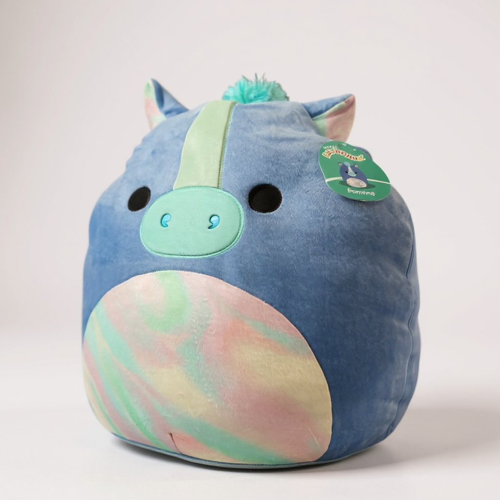 SQUISHMALLOW “ROMANO” LARGE SEAHORSE PLUSHIE 16 INCHES BIG RRP£25.00.