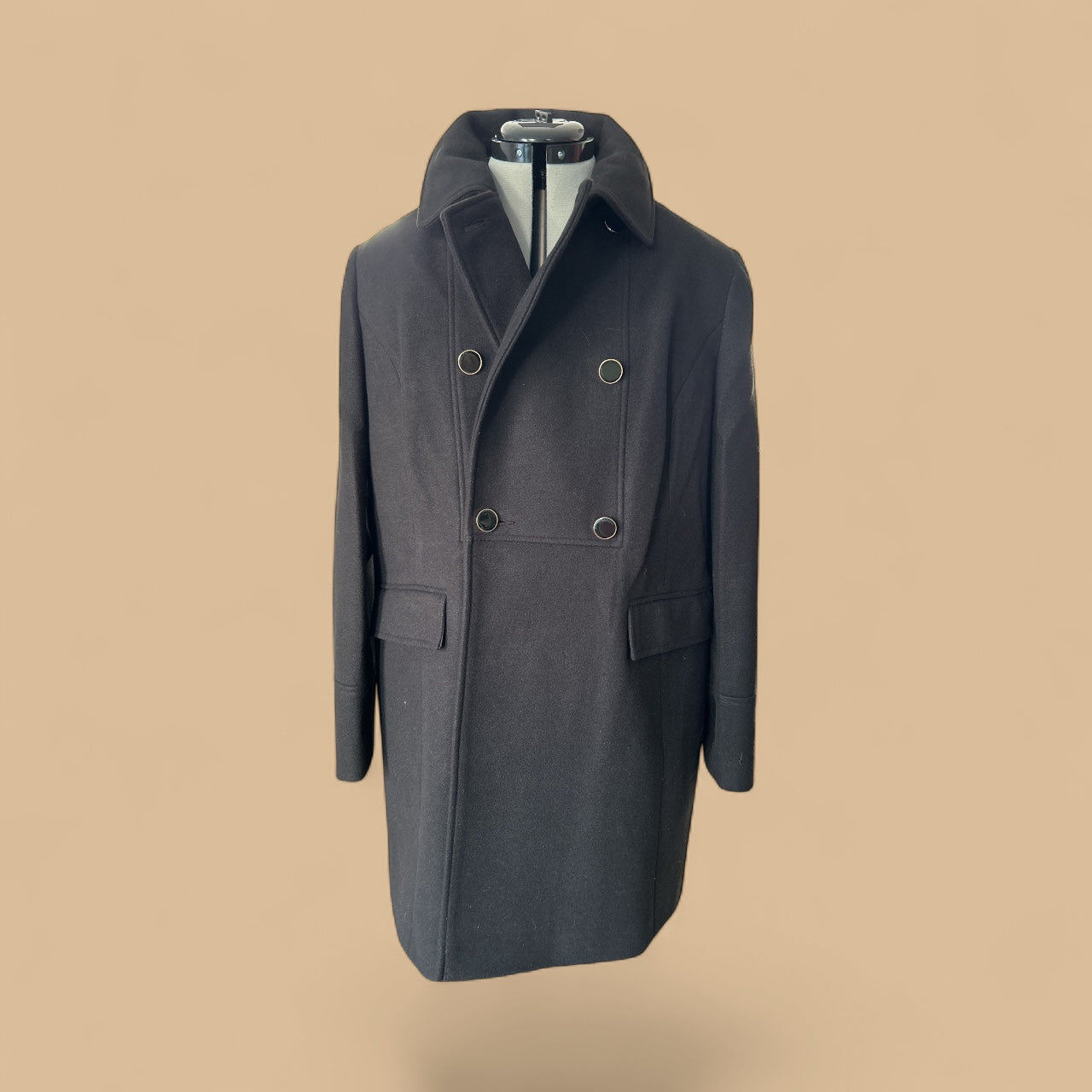 WOMENS LOVE & ROSES PEA-COAT UK 14 EU 42 US 10 3/4 LENGTH NEW TAGGED