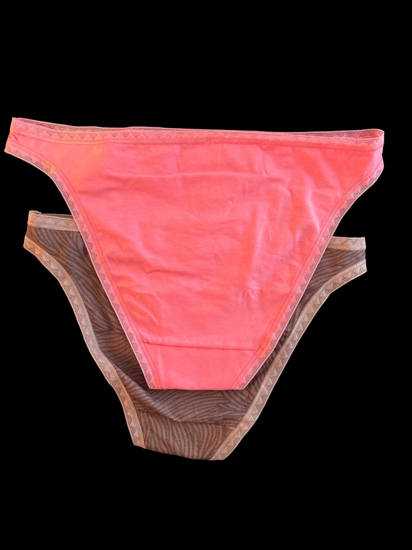 SLOGGI MINIS ORGANIC COTTON NEW BOXED IN MEDIUM SIZE. PINK & OATMEAL COLOUR RRP:£35.00 MID-RISE.