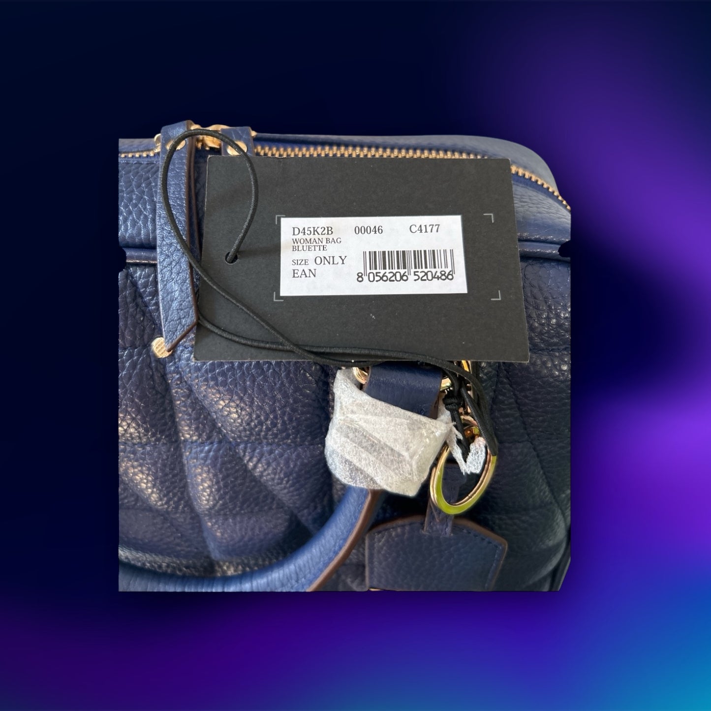 WOMENS GEOX NAVY "BLUETTE" “NARCISIA” HANDBAG NEW AND TAGGED