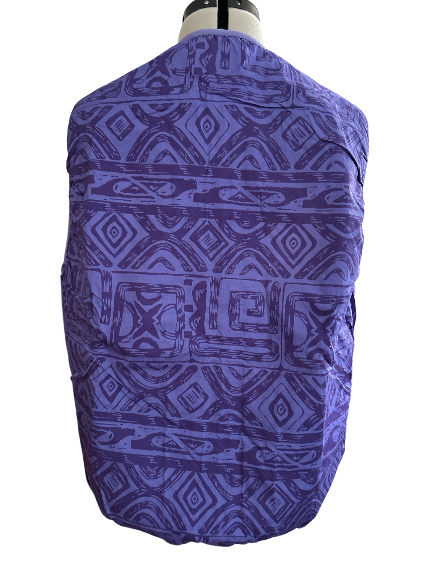 QUICKSILVER LARGE REVERSABLE BODYWARMER BORG/PURPLE NEW TAGGED.
