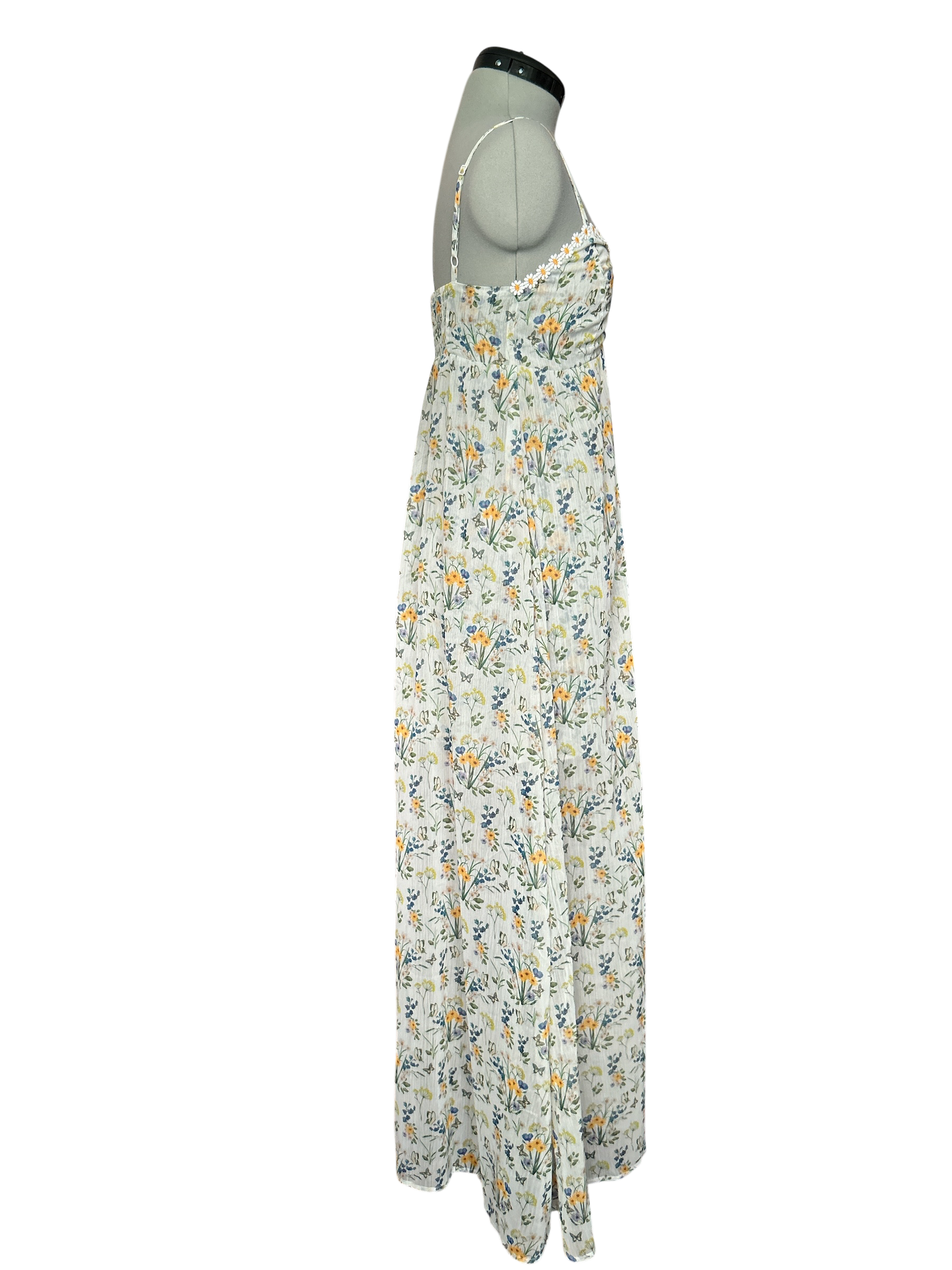 NEW WITHOUT TAGS. By PAULA JUNYENT FLORAL DRESS IN UK SIZE SMALL.
