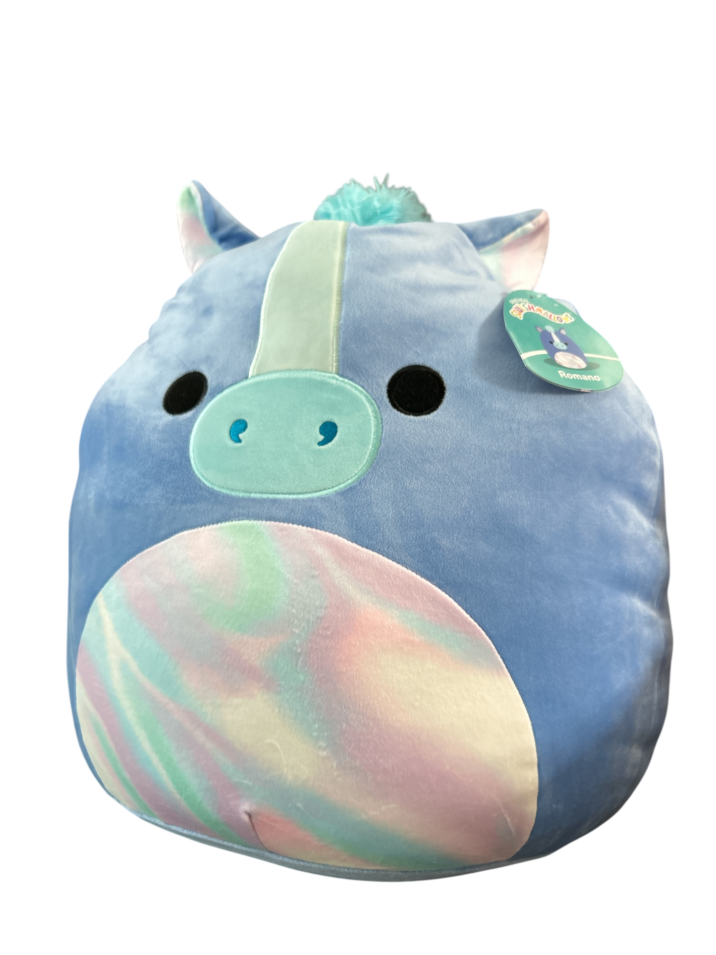 SQUISHMALLOW “ROMANO” LARGE SEAHORSE PLUSHIE 16 INCHES BIG RRP£25.00.