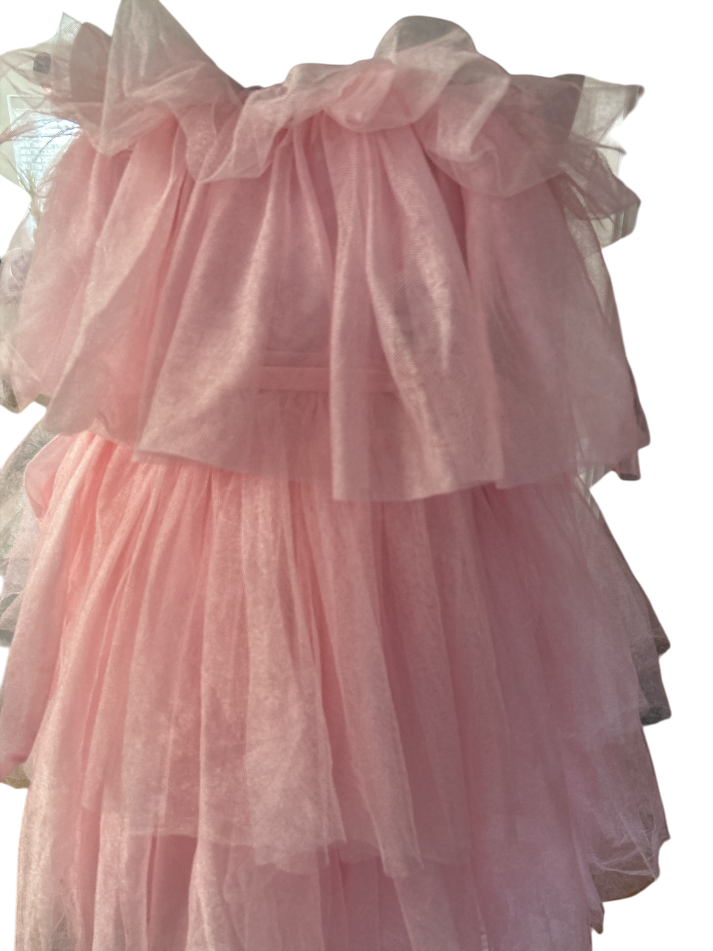 MODERN DAY COLLECTION PINK TULLE OFF SHOULDER NEW Without Tags.