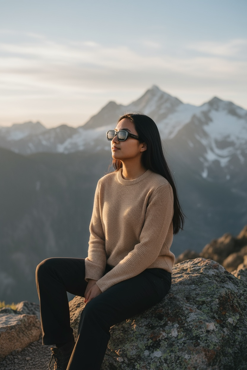 MELLER WOMENS SUNGLASSES IN BLACK. New & Boxed.