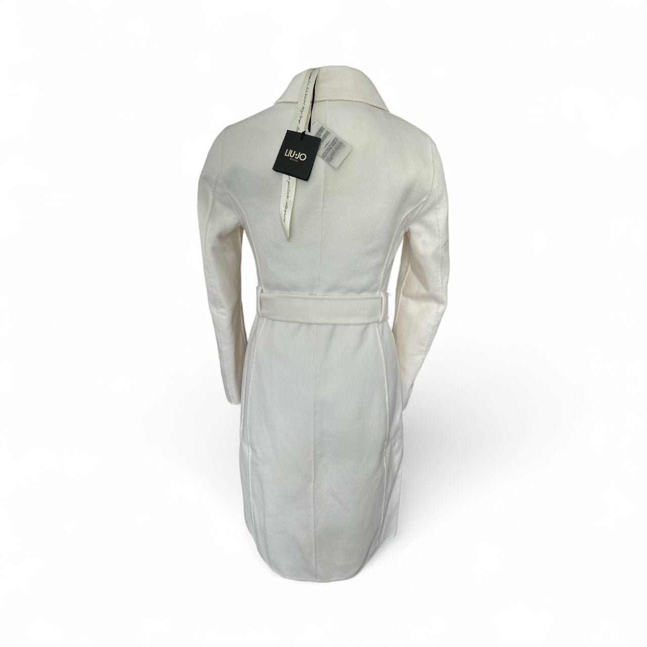 TAGGED AND NEW LIU-JO MILANO ITALIAN MADE WHITE COAT UK SIZE 12. EU.38.