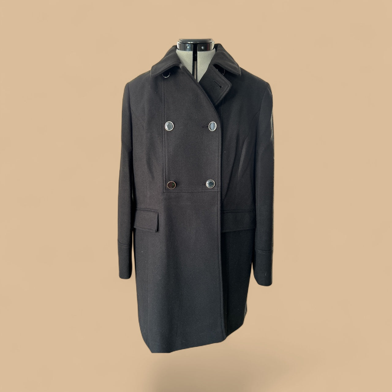 WOMENS LOVE & ROSES PEA-COAT UK 14 EU 42 US 10 3/4 LENGTH NEW TAGGED