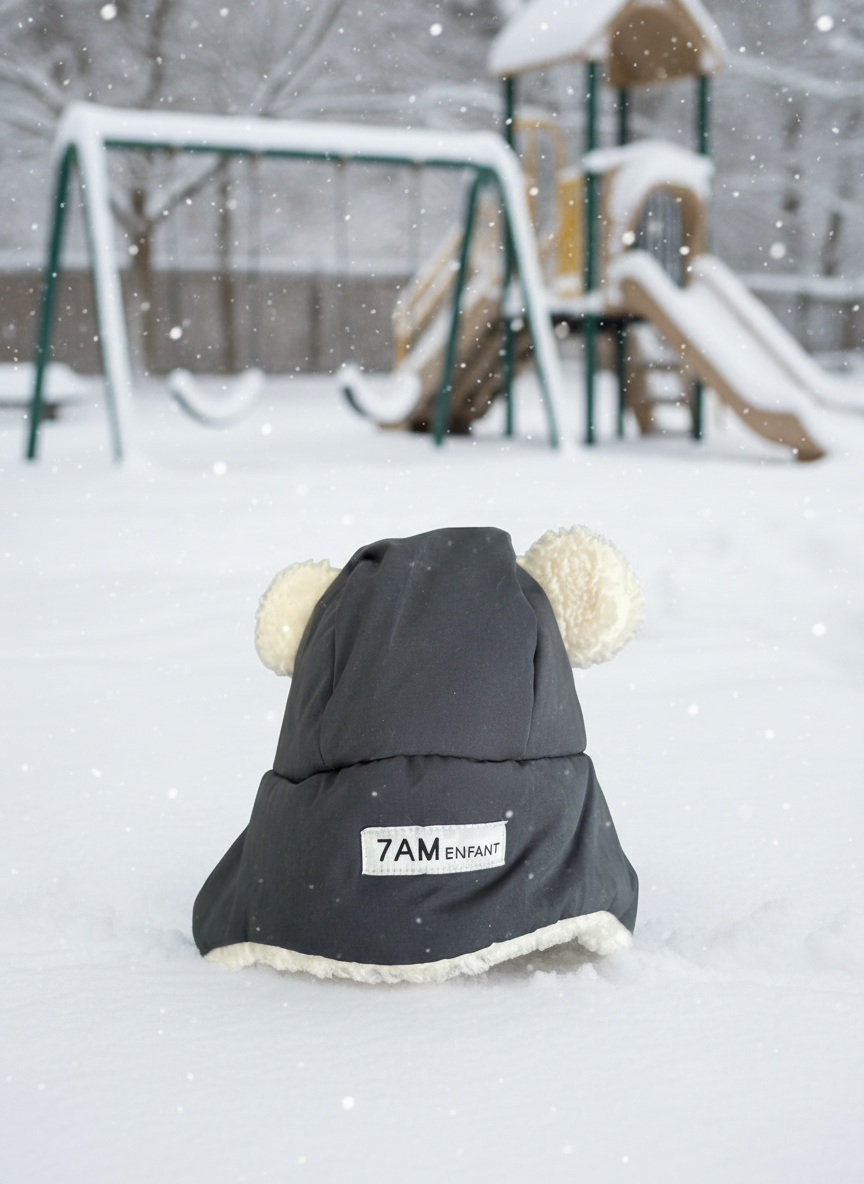 BABY 7AM ENFANT CLUB SHERPA HAT & MITTENS SET SUPER SOFT NEW BOXED