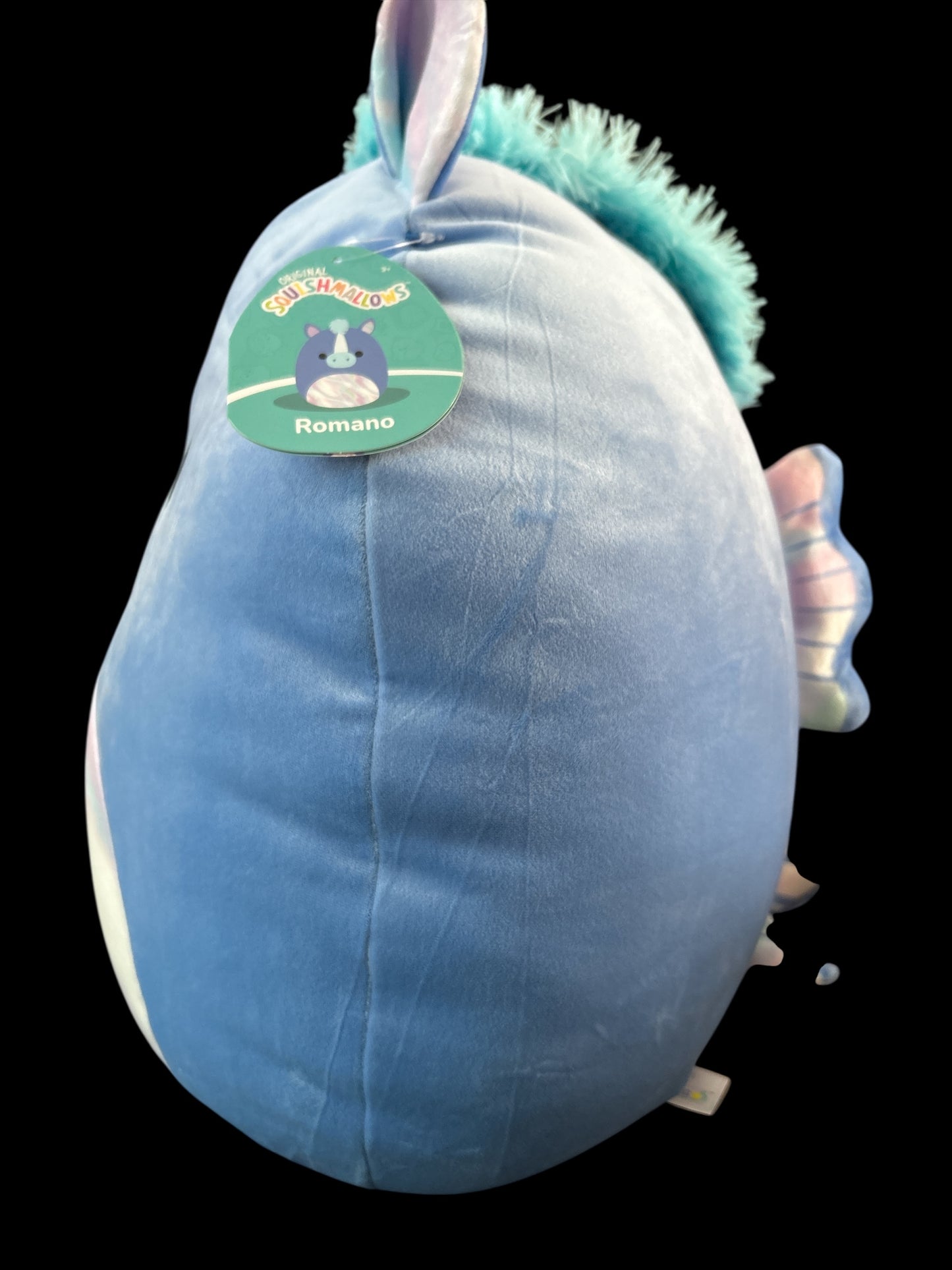 SQUISHMALLOW “ROMANO” LARGE SEAHORSE PLUSHIE 16 INCHES BIG RRP£25.00.