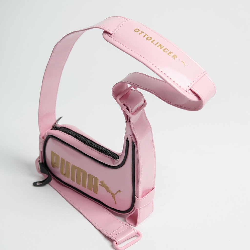 OTTOLINGER X PUMA COLLABORATION SMALL BAG IN PINK NEW.