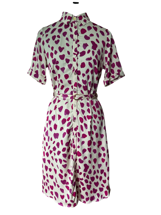NEW WITH TAGS. FABIENNE CHAPOT MILA DRESS HAPPY LEOPARD Size Small 6/8 UK.