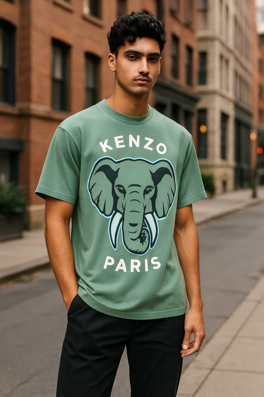 MENS KENZO PARIS ELEPHANT T-SHIRT IN MEDIUM NEW AND TAGGED RRP £139.00!
