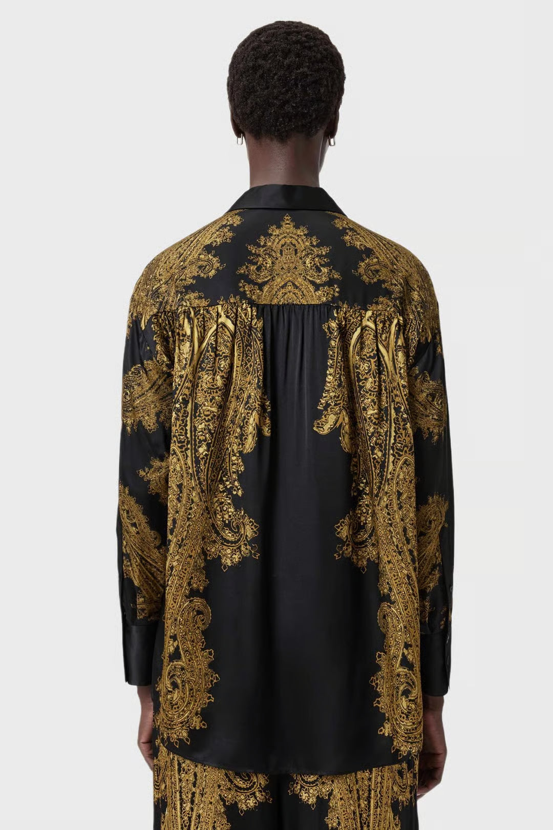 All Saints Bernie shirt Ella Black New & Tagged