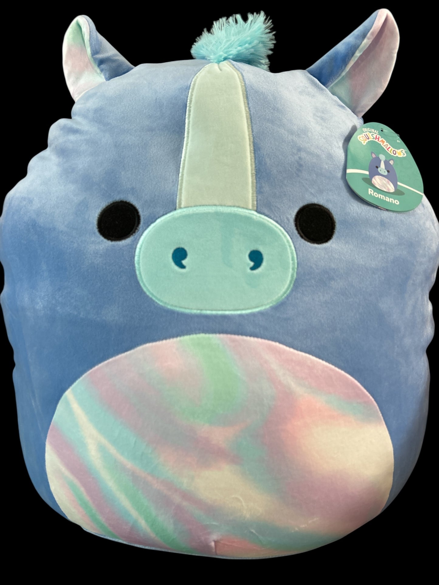 SQUISHMALLOW “ROMANO” LARGE SEAHORSE PLUSHIE 16 INCHES BIG RRP£25.00.