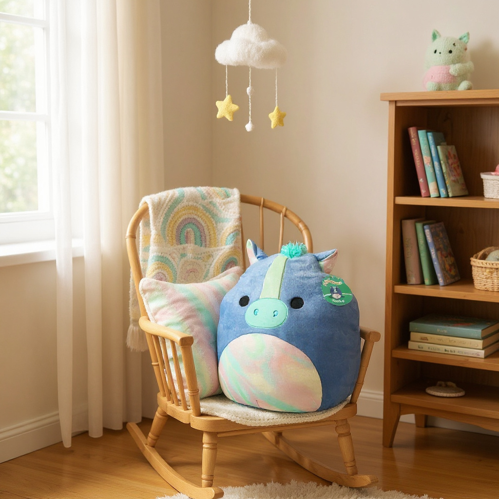 SQUISHMALLOW “ROMANO” LARGE SEAHORSE PLUSHIE 16 INCHES BIG RRP£25.00.