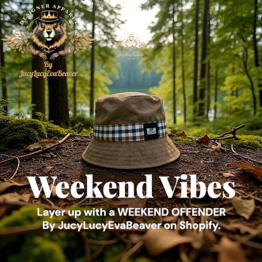 NEW WITH TAGS, THE WEEKEND OFFENDER QUEENSLAND BUCKET HAT. CLASSIC DESIGNER ACCESSORIES.