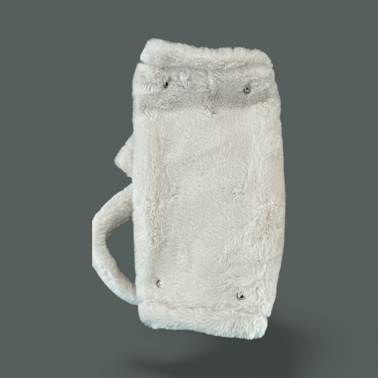 NEW WITH TAGS. RINO & PELLE ANGORA COLOURED LARGE TOTE/SHOPPER BAG FAUX SHEARLING.