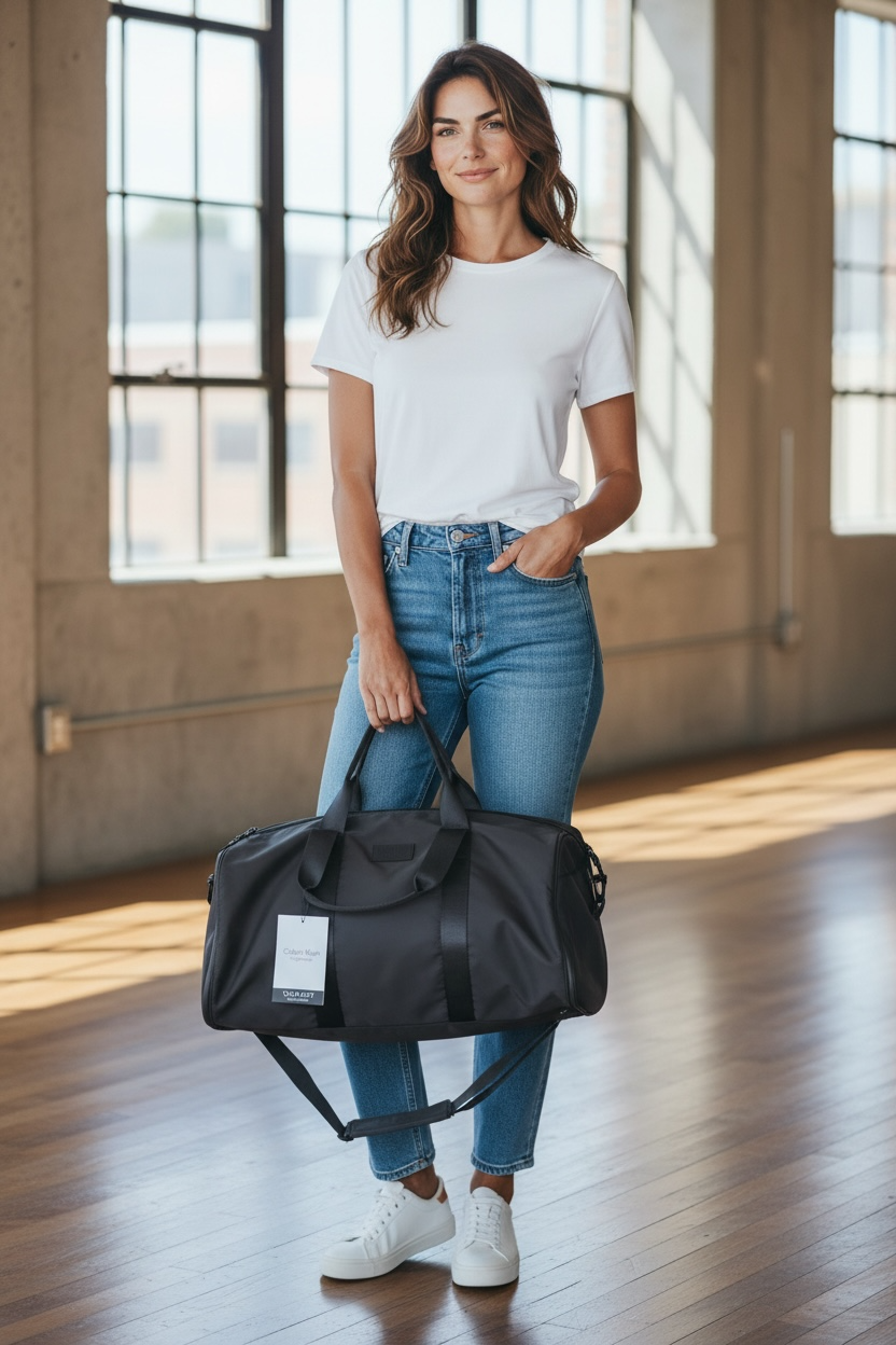 CALVIN KLEIN UNISEX FULLY LINED TRANSFORMER WEEKENDER BAG NEW.
