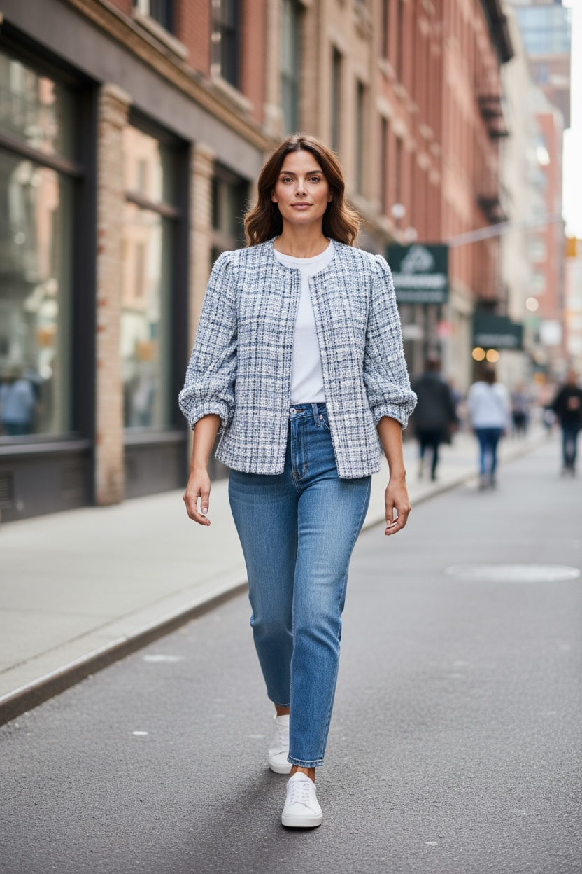 WOMANS "FABIENNE CHAPOT” STUNNING CARICE CORNFLOWER BLUE LIGHTLY PADDED JACKET