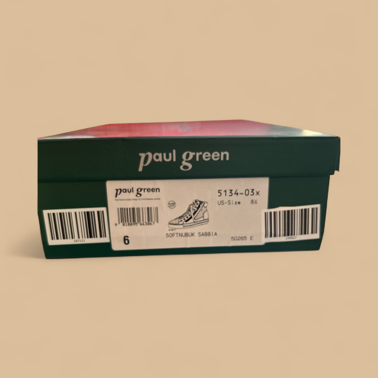 PAUL GREEN UNISEX SIBBIA HIGH TOPS NEW & BOXED SIZE UK 6. US:8.5 RRP: £136.00!