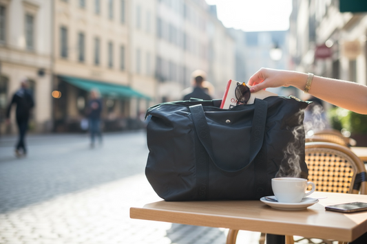 OMEGA FOLDABLE LARGE TRAVEL BAG OR SHOPPER. NEW WITH TAGS.RRP$132.00!