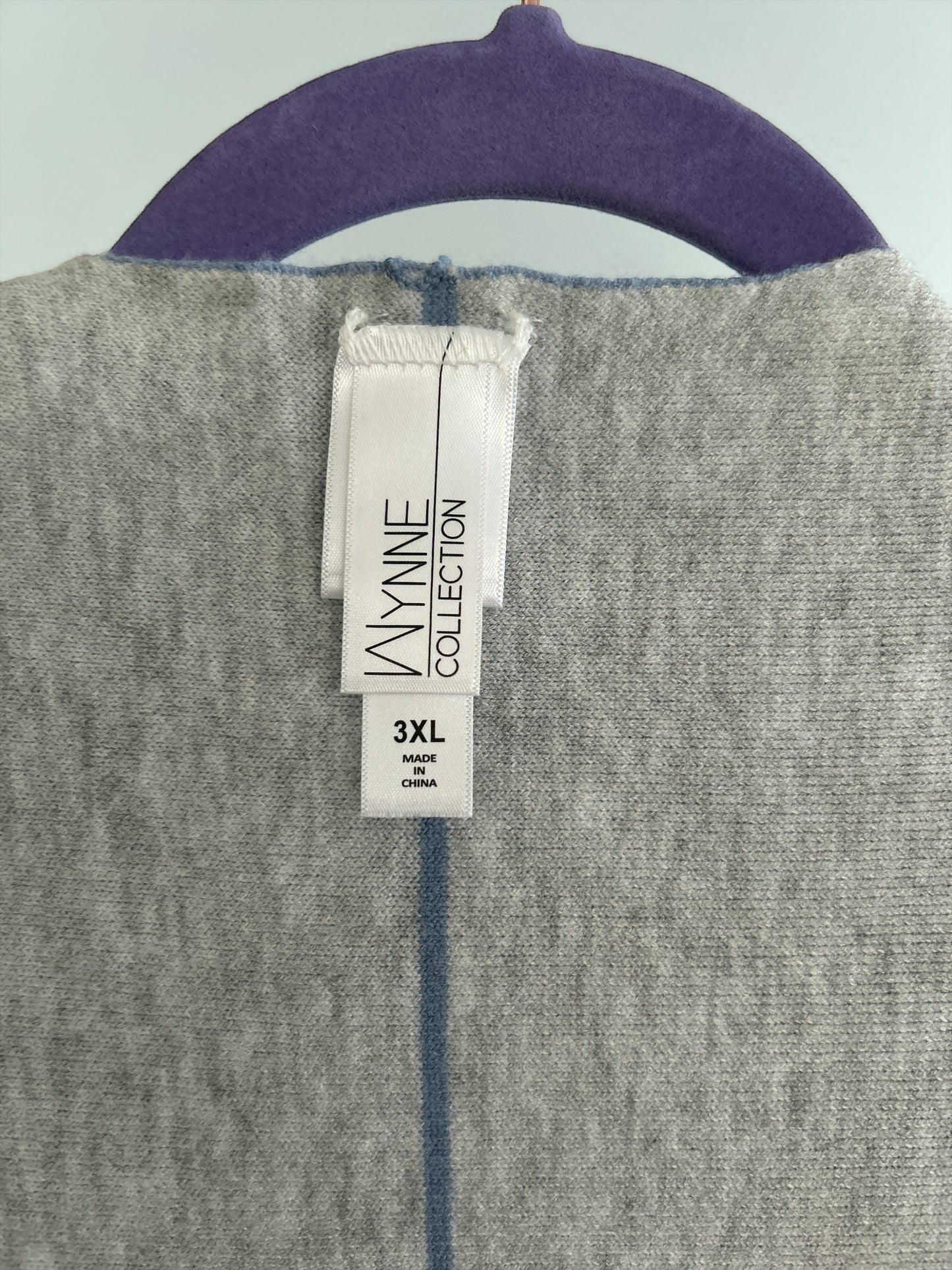 WOMENS WYNNE COLLECTION PONCHO WOOLY WARM CREAM/GREY TAGGED NEW