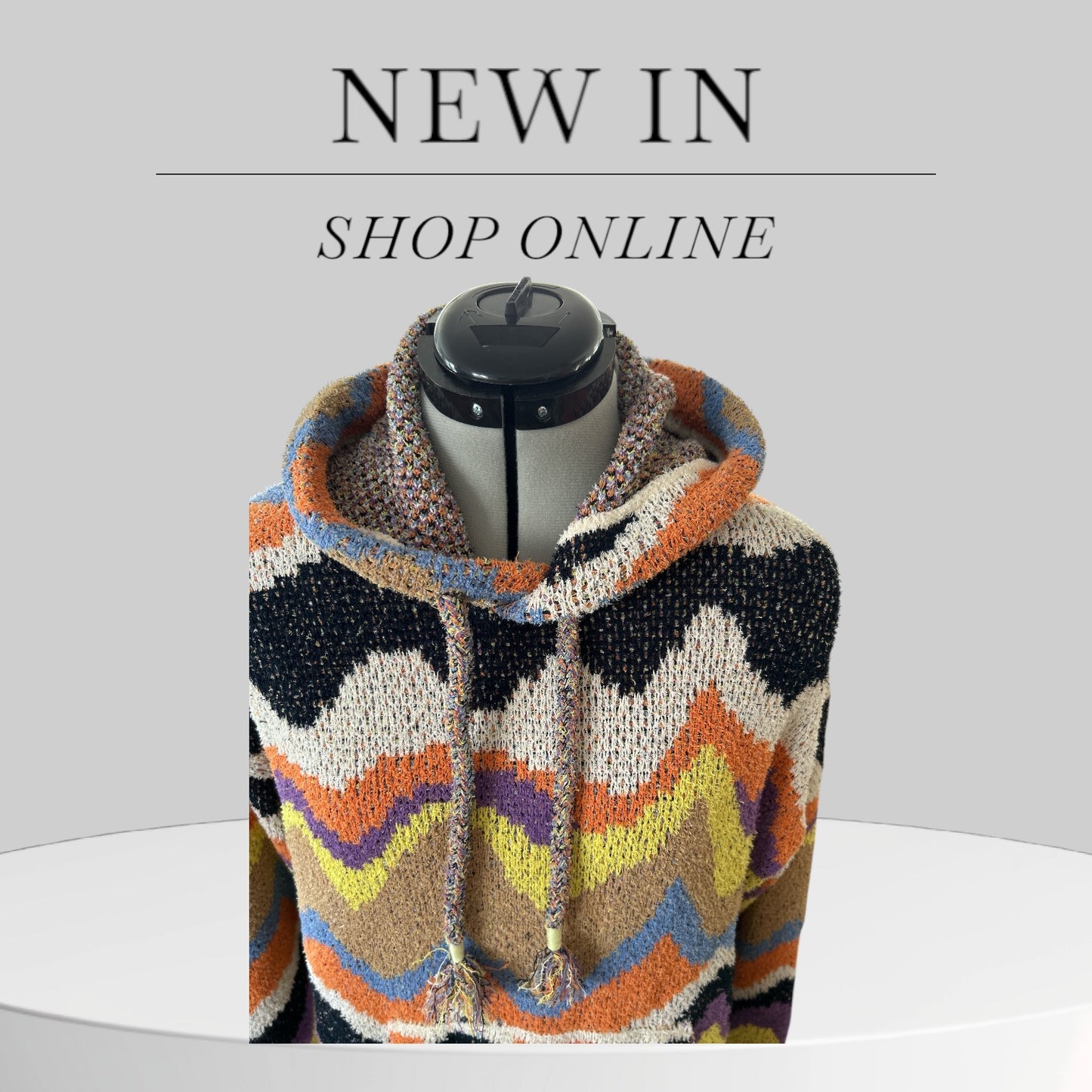 MENS ROBERTO COLLINA HOODED MULTI TOP UNISEX UK MEDIUM NEW & TAGGED