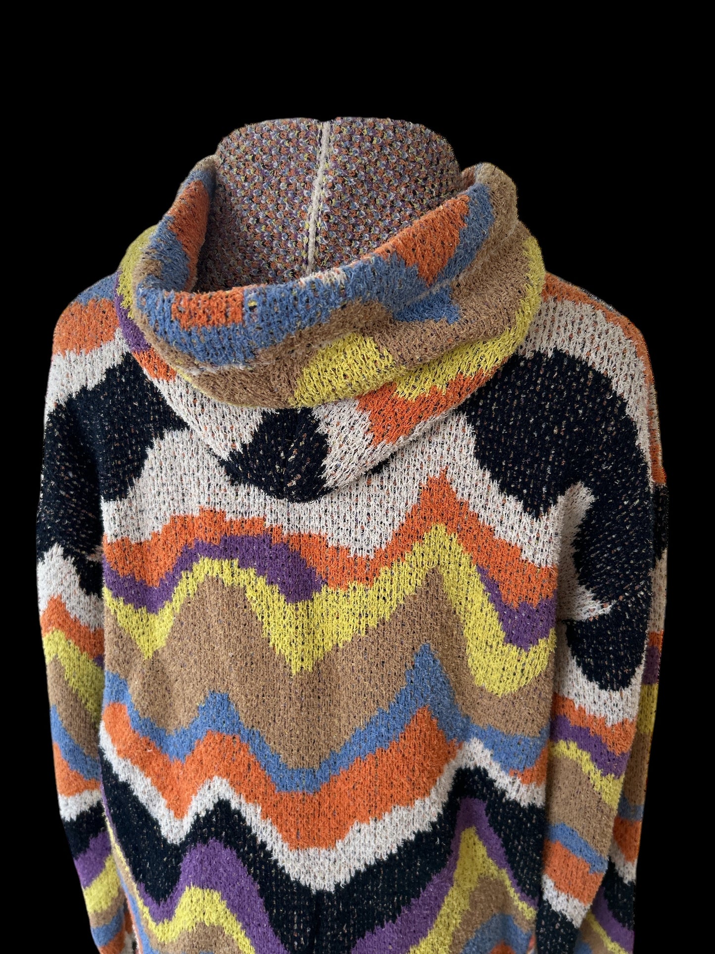 MENS ROBERTO COLLINA HOODED MULTI TOP UNISEX UK MEDIUM NEW & TAGGED