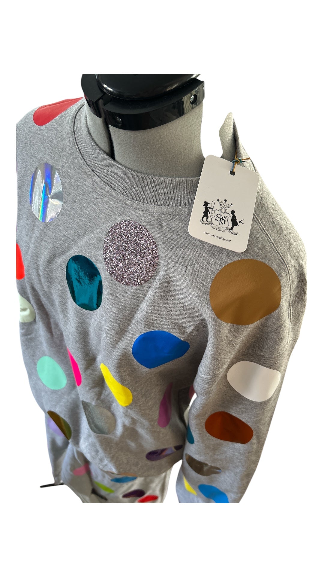 STARSTYLING UNISEX JOGGERS AND X TOP SPOTS UK SIZE LARGE/XLARGE NEW & TAGGED