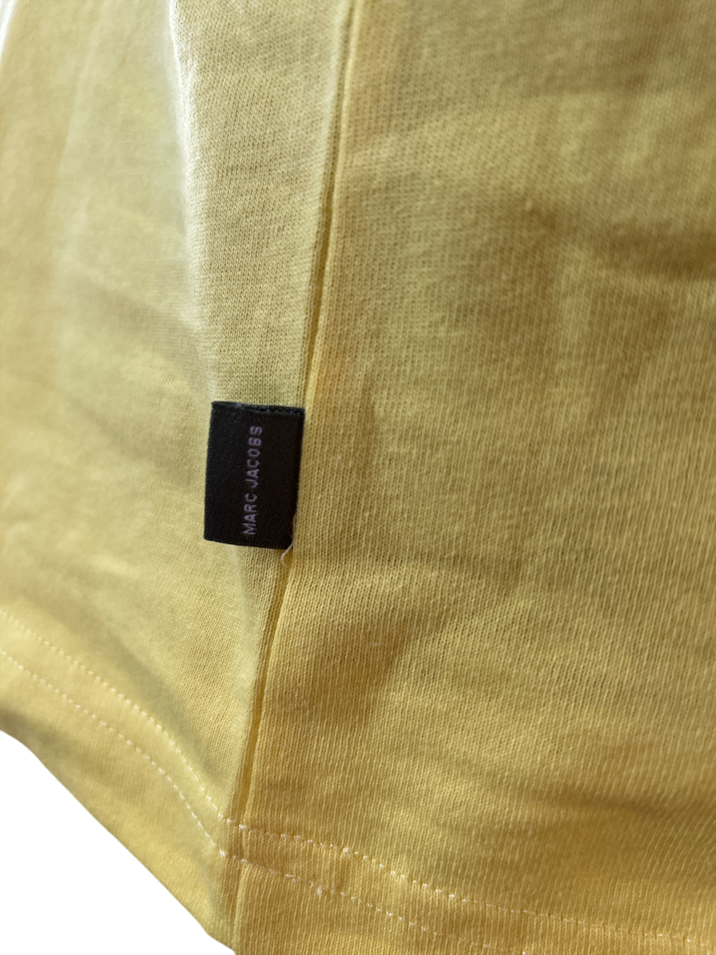 MENS MARC JACOBS HEAVEN T-SHIRT IN YELLOW SMALL UNISEX NEW & TAGGED