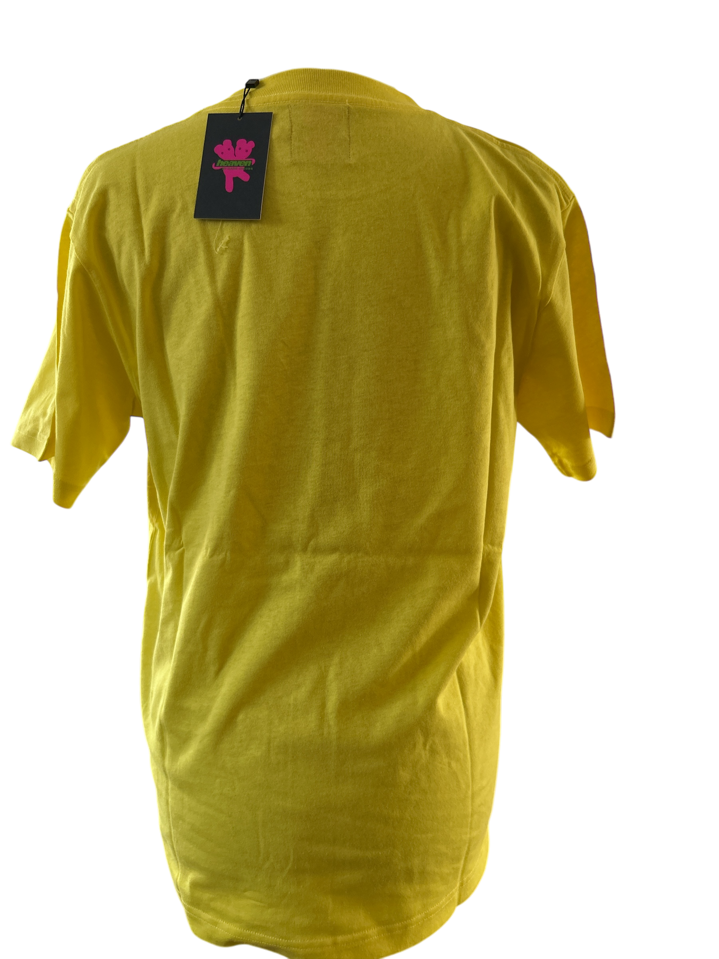 MENS MARC JACOBS HEAVEN T-SHIRT IN YELLOW SMALL UNISEX NEW & TAGGED
