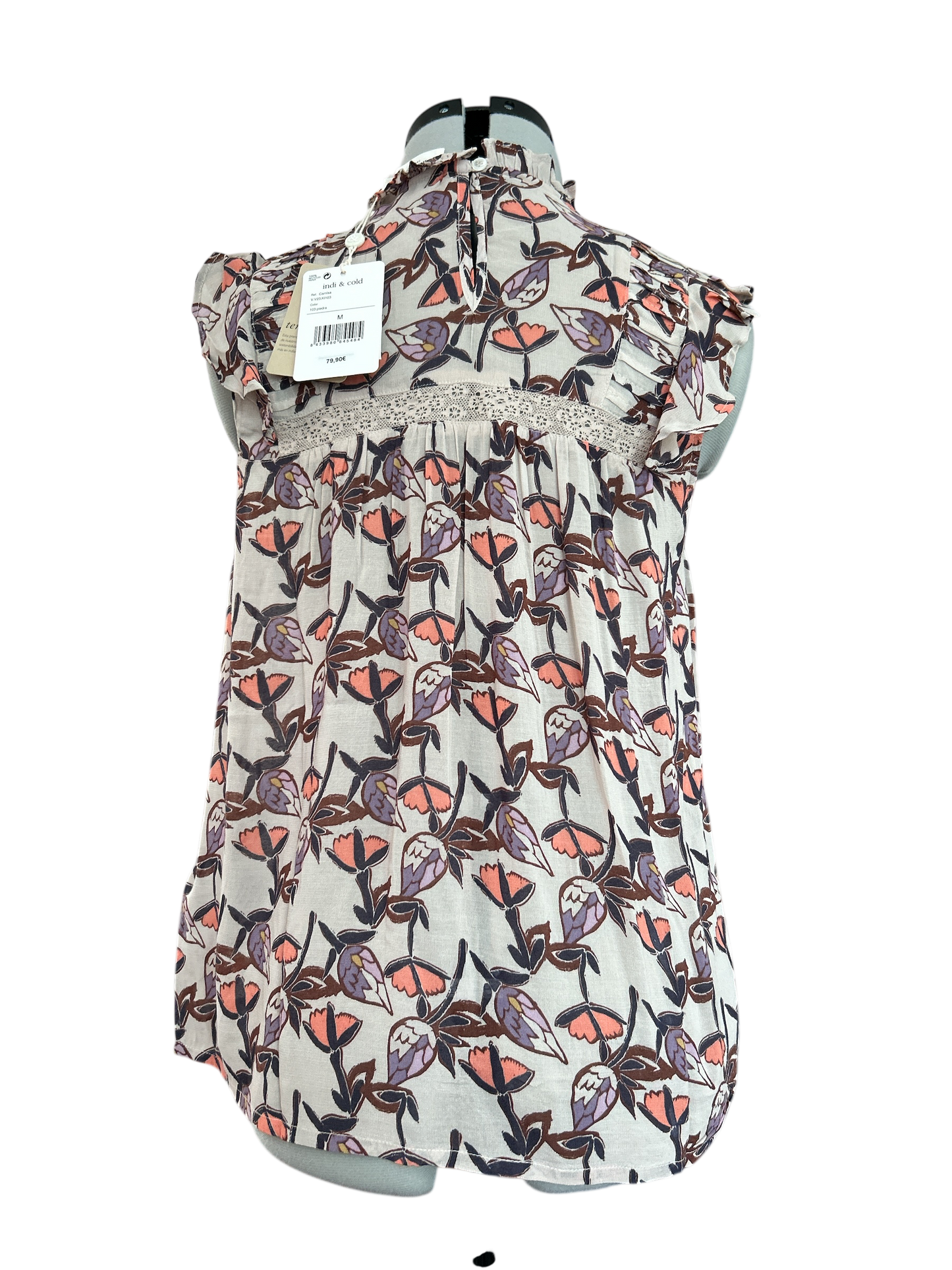 WOMENS INDI & COLD SUSTAINABILITY PROJECT IN MEDIUM BLOUSE NEW TAGGED