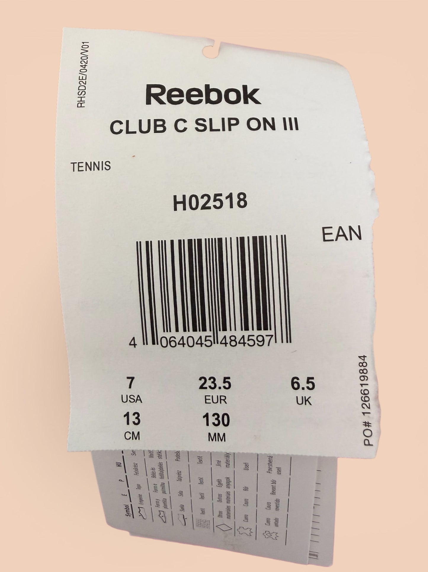 CHILD REEBOK BRIGHT PINK CARD B X TRAINERS UK 6.5 CLUB C. SLIP ON. SIZE NEW