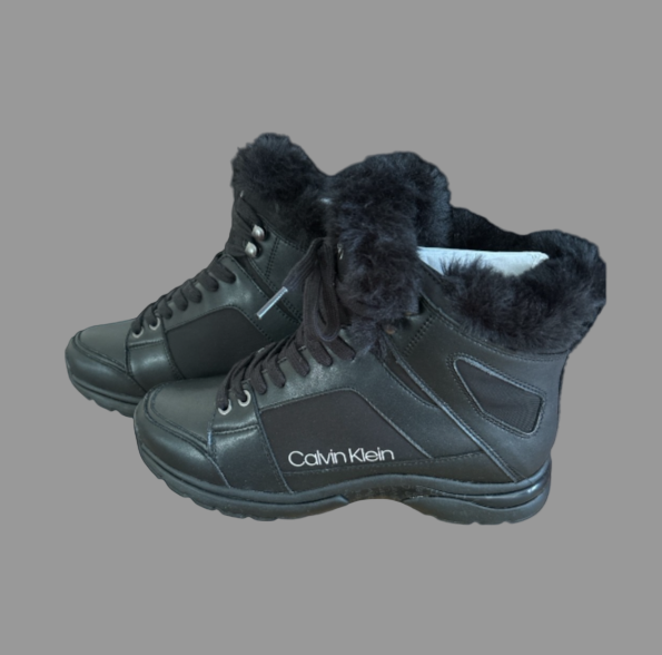 WOMENS CALVIN KLEIN FAUX FUR BOOTS UK SIZE 6.EU.40 NEW TAGGED