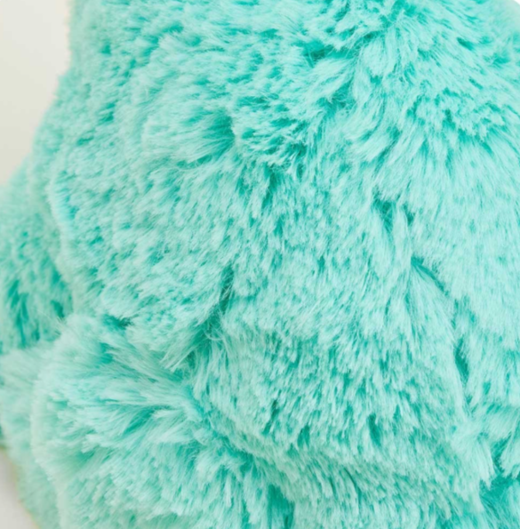 Teal Long Neck Dinosaur Warmies 7 x 15 x 10.5 inches. RRP: $28. (17x38x26 cm)NEW