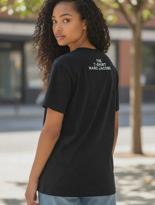 WOMENS MARC JACOBS “THE” T-SHIRT IN BLACK SIZE SMALL BRAND NEW WITH OUT TAGS.